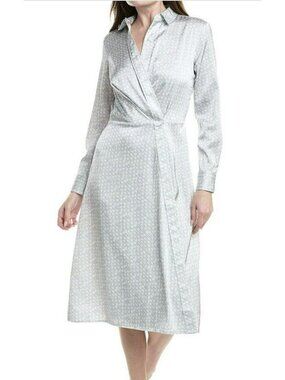 Rag & Bone Danica Wrap Midi Dress Size 16 New